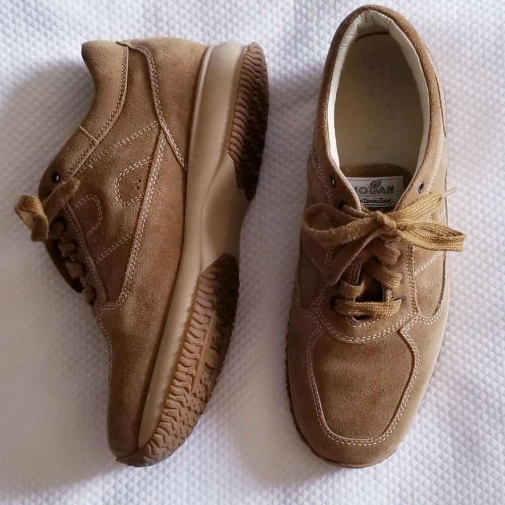 Hogan Men's Suede Interactive Shoe